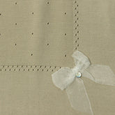 Manta Tricot Lazo Verde Dr. Kid Detalles